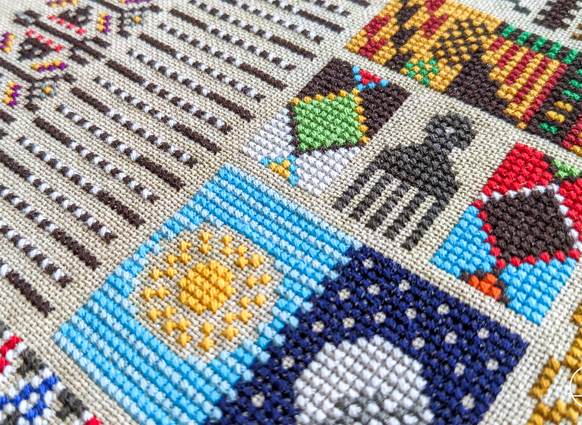 Taking Up Space Cross Stitch Pattern