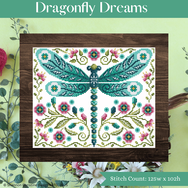 Dragonfly Dreams Cross Stitch Pattern
