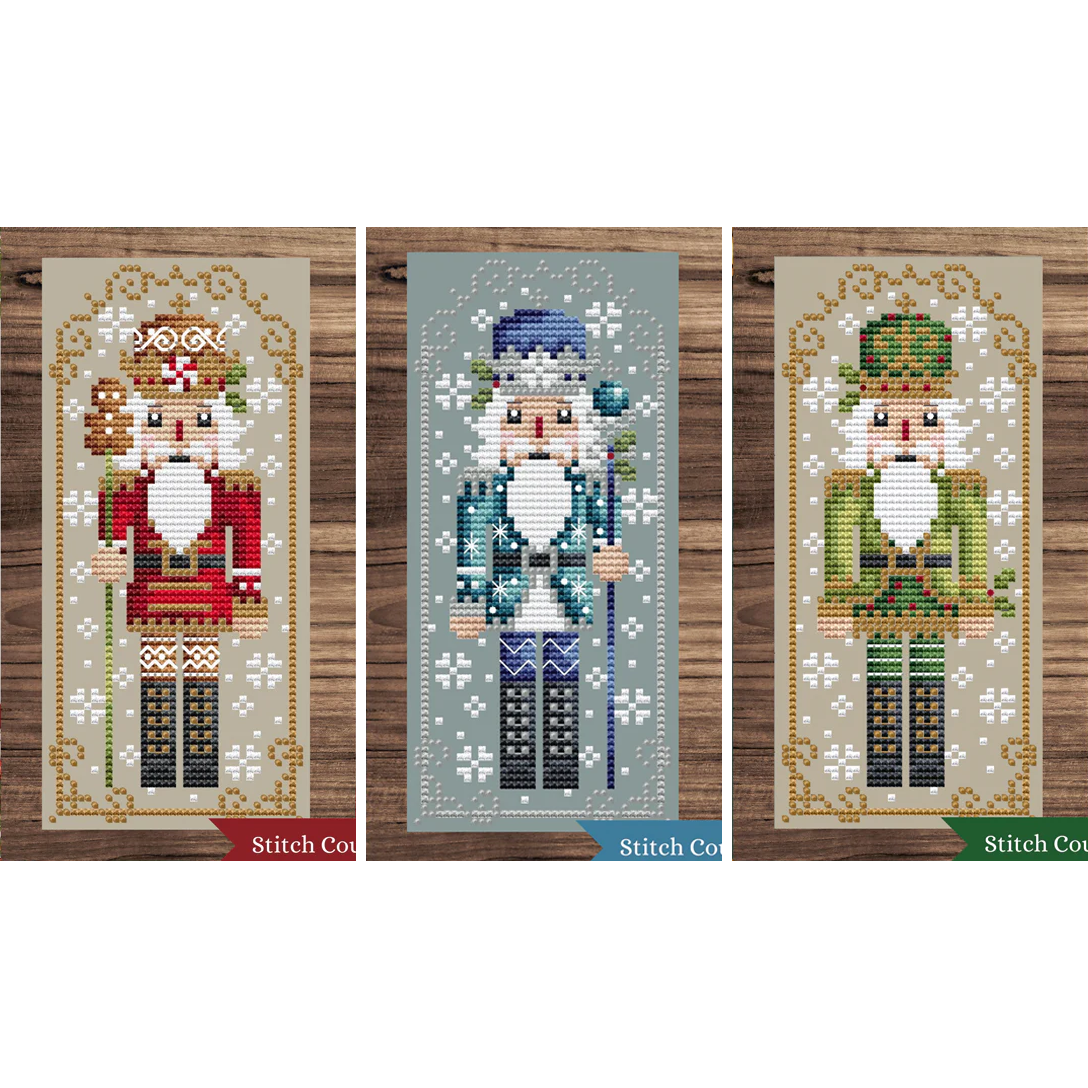 Small Nutcrackers Cross Stitch Pattern Series