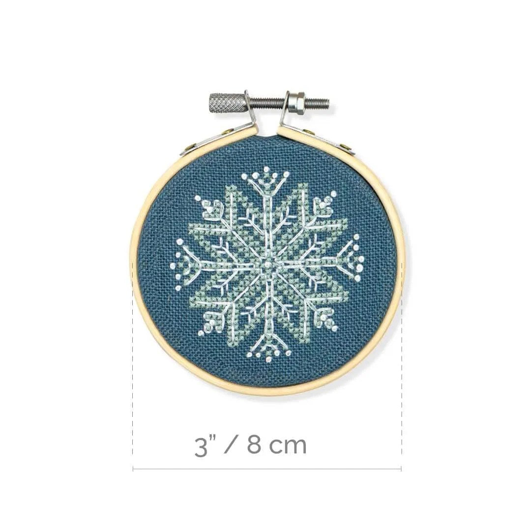 Mini Snowflake Ornaments Cross Stitch Pattern