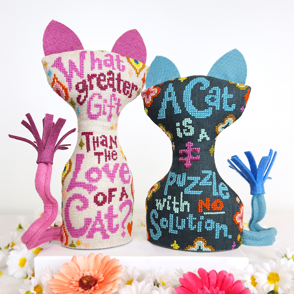 Hip Kitties Cross Stitch Pattern