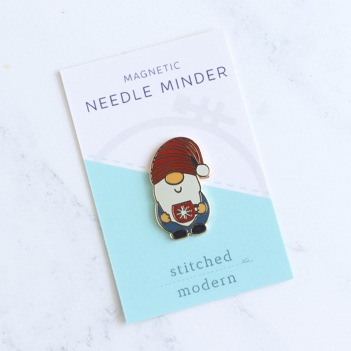 Happy Gnome Magnetic Needle Minder