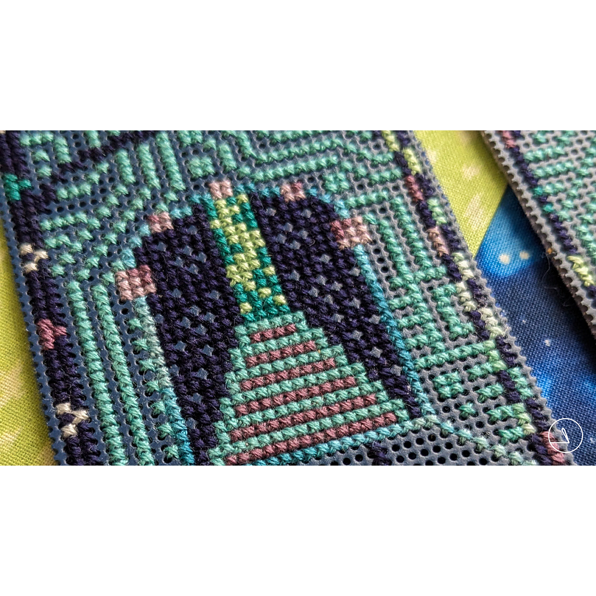 Passages Cross Stitch Bookmark Pattern-Stitched Modern