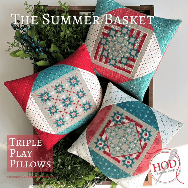 The Summer Basket Cross Stitch Pattern - Stitched Modern