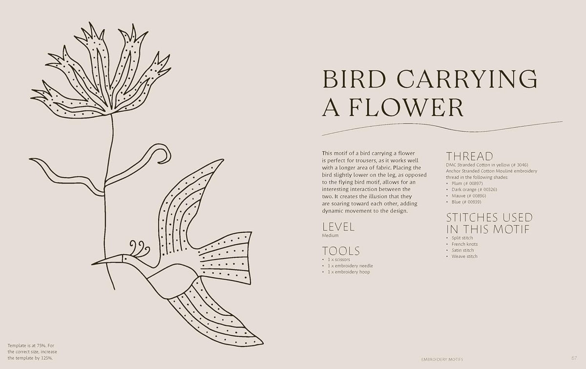 Threads: 20 Hand Embroidery Designs to Enhance Your Clothes-Stitched Modern