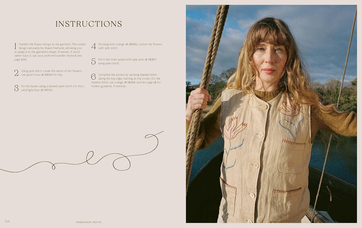 Threads: 20 Hand Embroidery Designs to Enhance Your Clothes-Stitched Modern