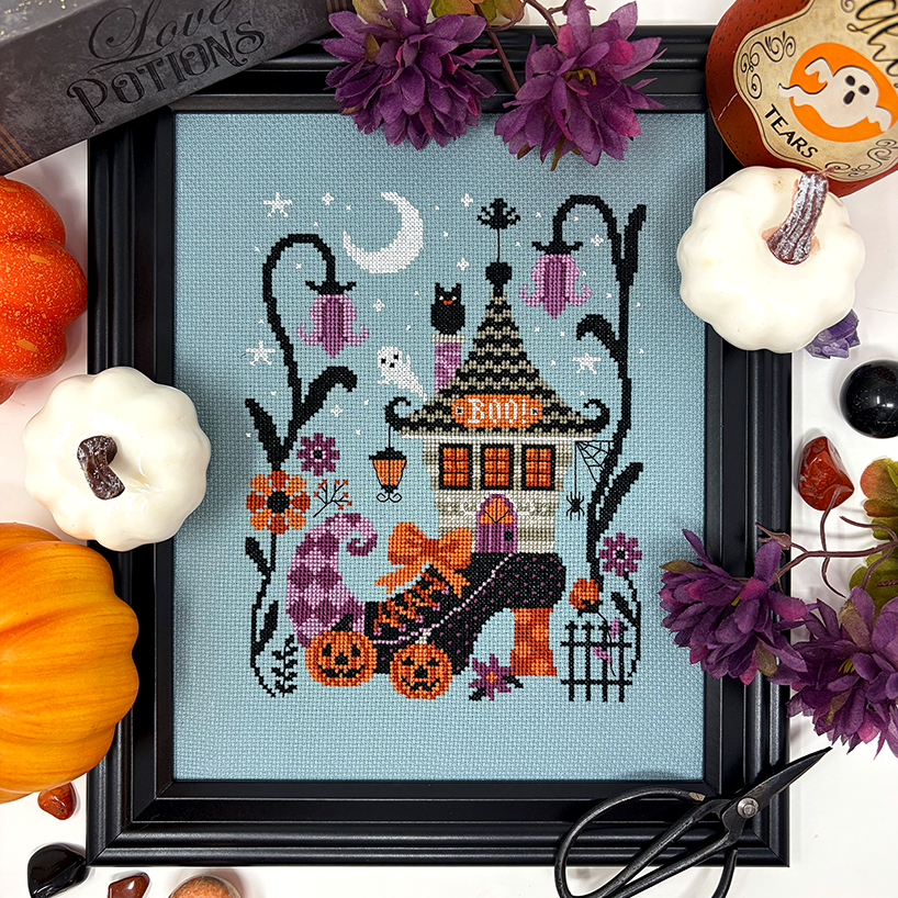 The Haunted Boot Cross Stitch Pattern