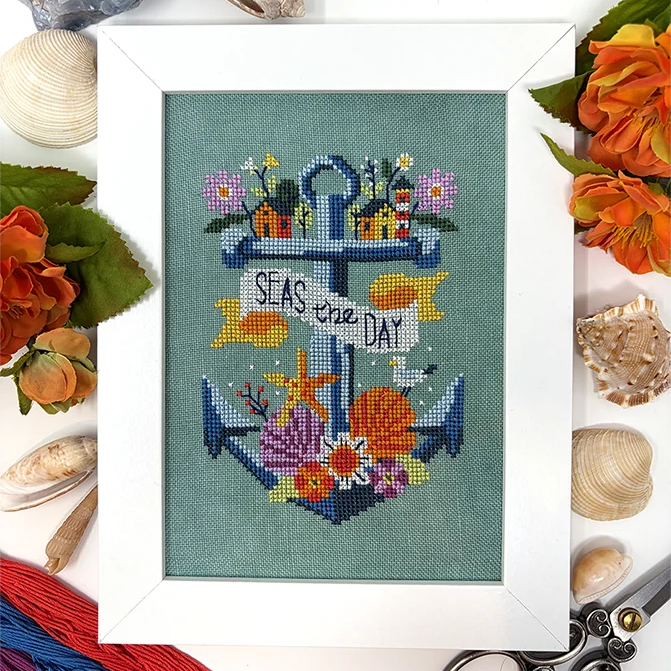 Seas the Day Cross Stitch Pattern