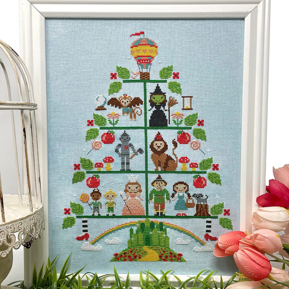 Wizard of Oz Tree Cross Stitch Pattern - Stitched Modern