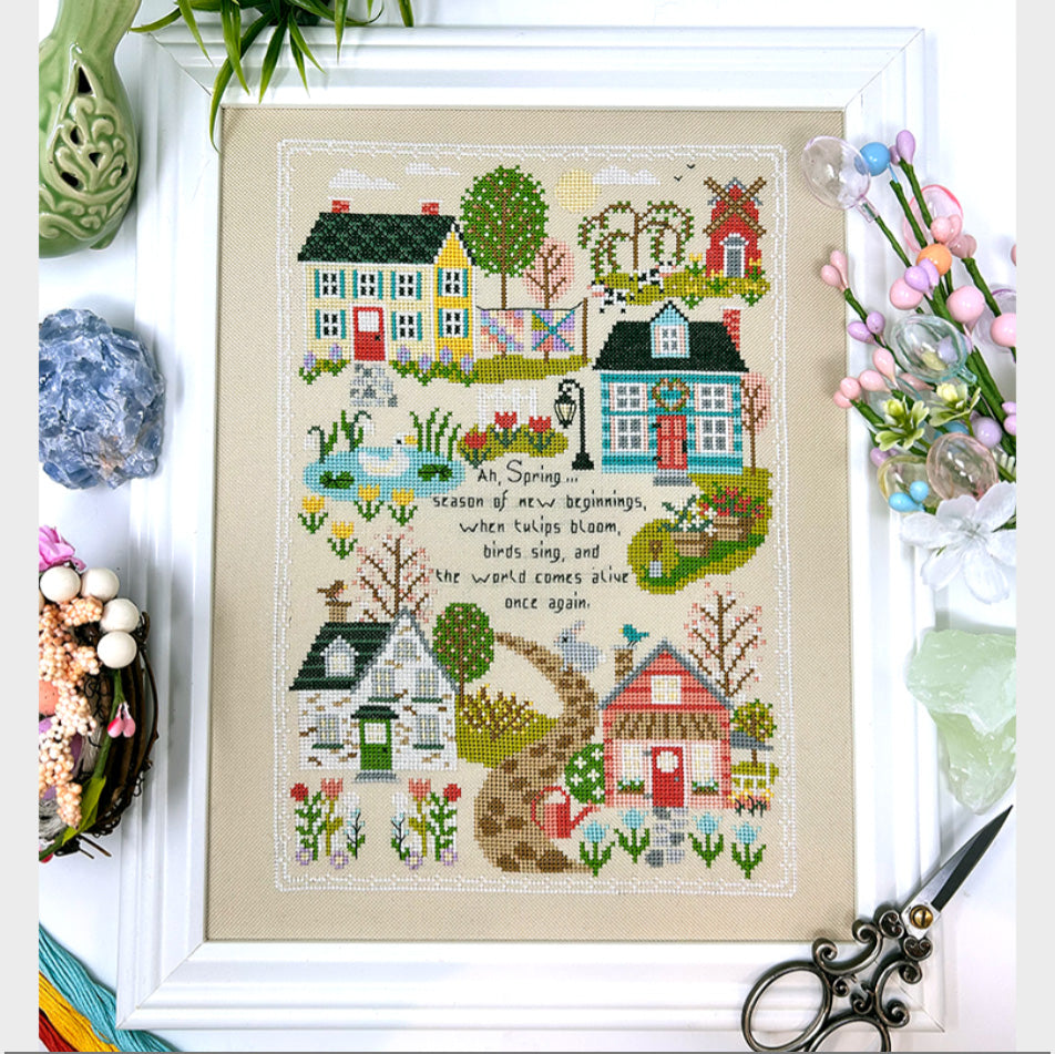 Pre-Order: Spring Traditions Cross Stitch Pattern - Stitched Modern