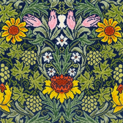 William Morris Cross Stitch Kit - Sunflowers