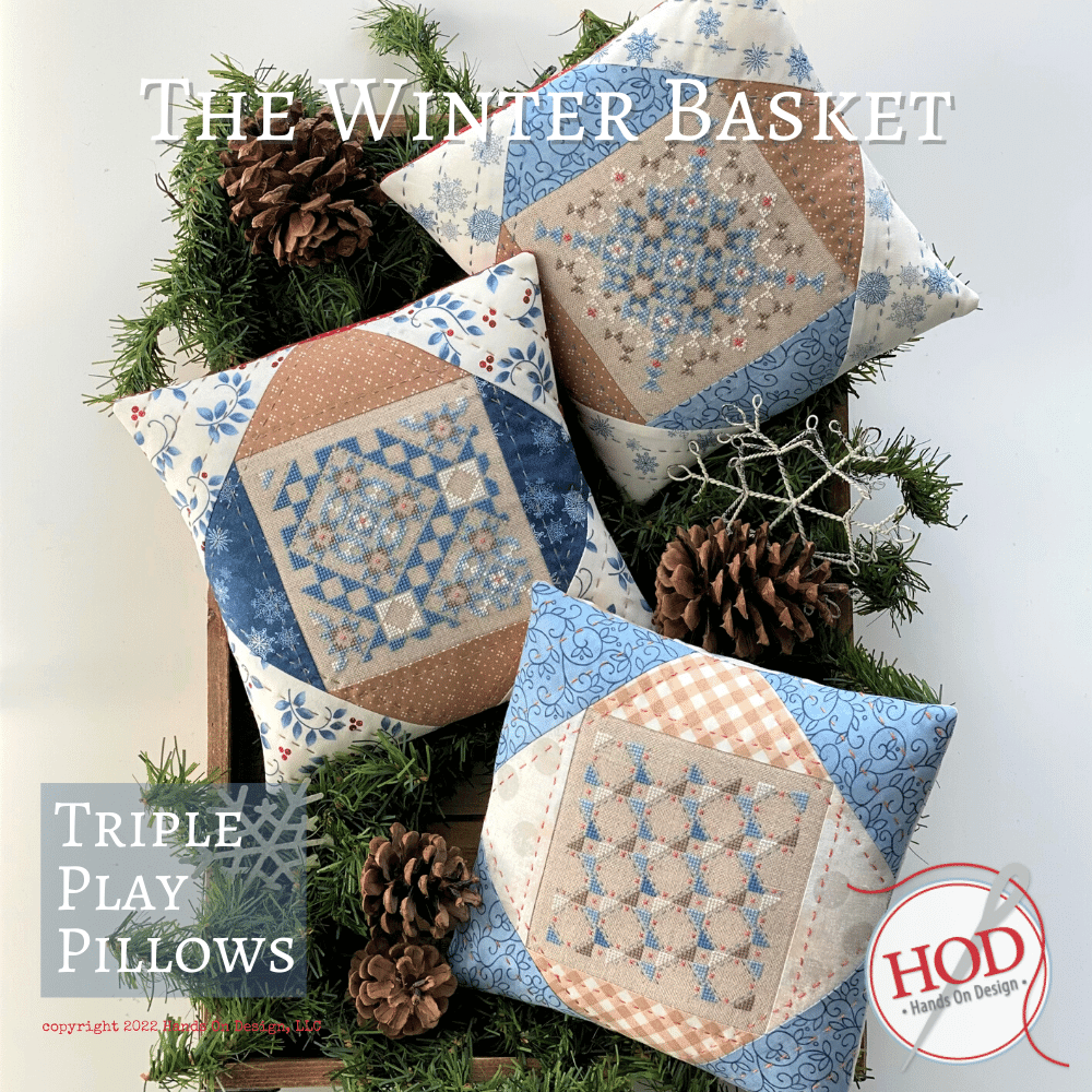 The Winter Basket Cross Stitch Pattern