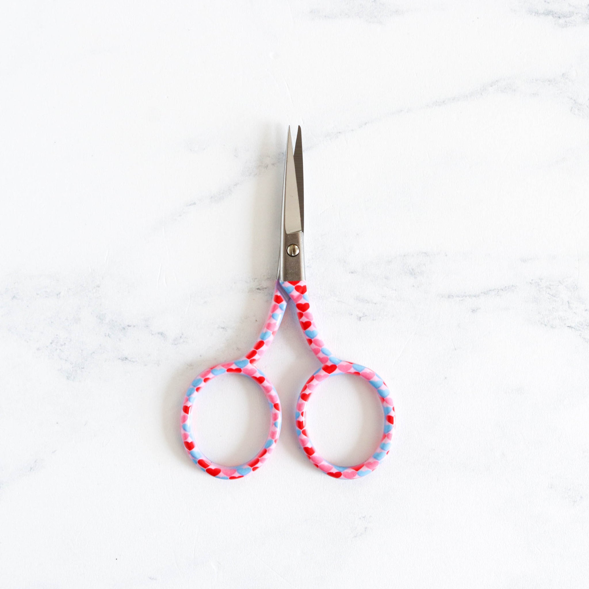 Letistitch Embroidery Scissors 20417 Red-Matte handles