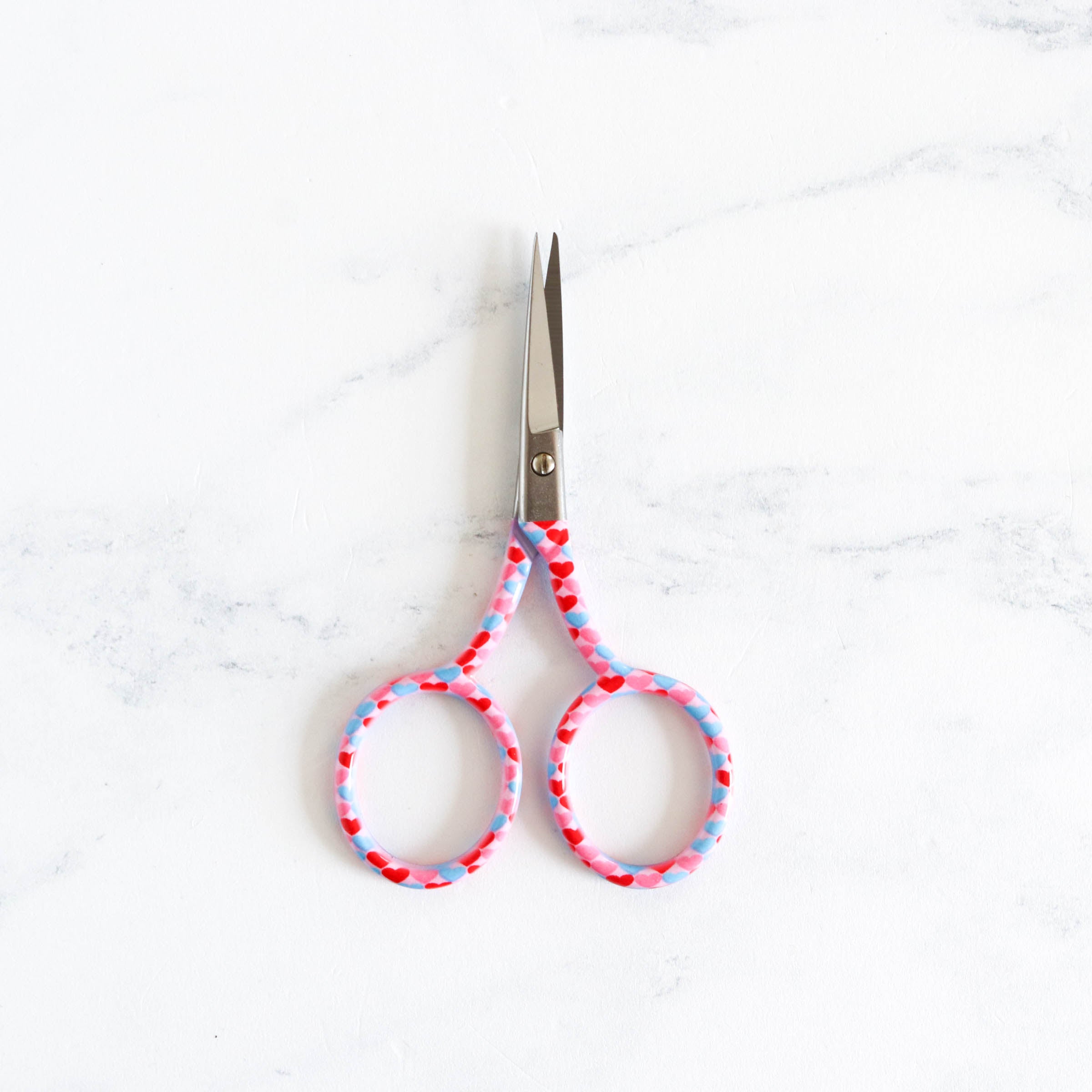Colorful Stork Embroidery Scissors - Stitched Modern
