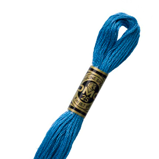 DMC 806: Dark Peacock Blue (6-strand cotton floss) - Maydel