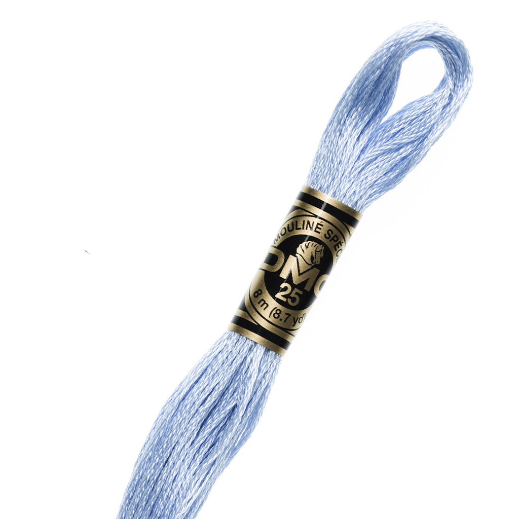 n*）様 Cording Embroidery Detail Cotton Ov 3713 - CORNFLOWER BLUE - ISACORD EMBROIDERY THREAD 40 WT