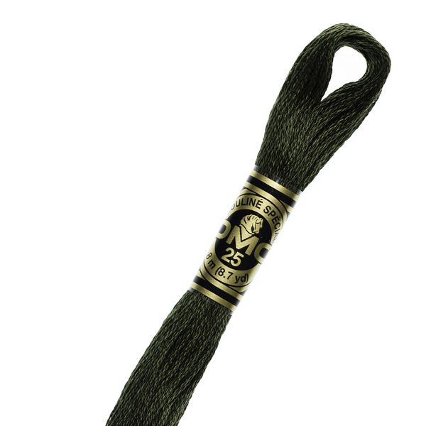 DMC 934 Cotton Embroidery Floss - Stitched Modern
