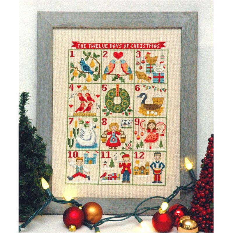 Twelve Days of Christmas Cross Stitch Pattern