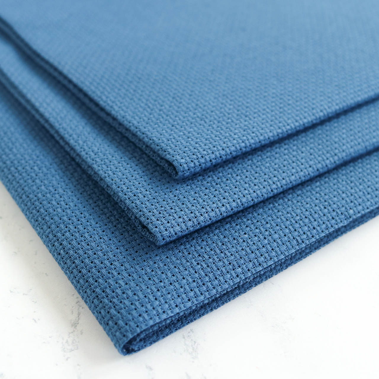 BurlapFabric.com Fabric 60 Wide Cross Stitch 14 Count Aida Cloth Blue by The Yard #aa17rk