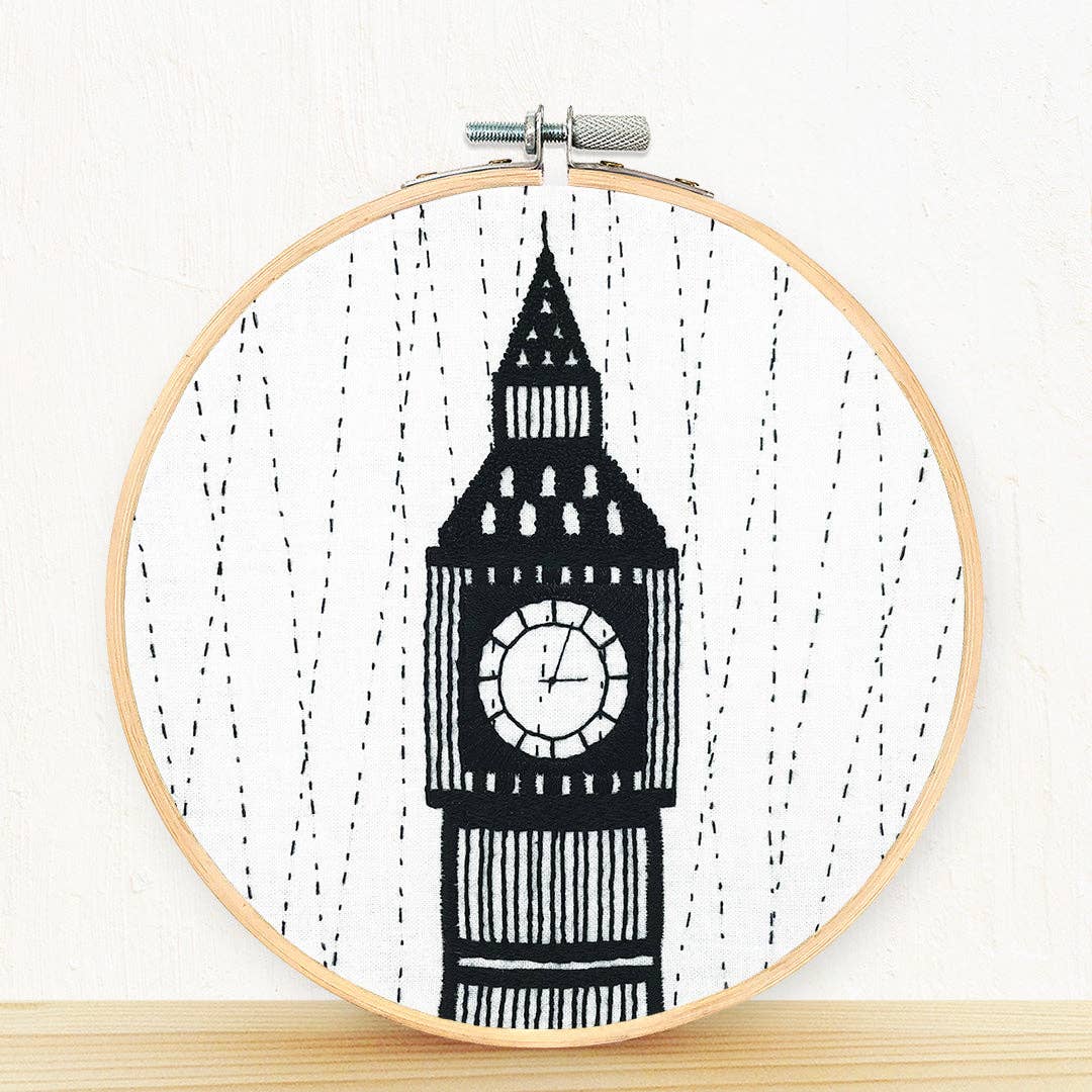 London Hand Embroidery Kit - Big Ben