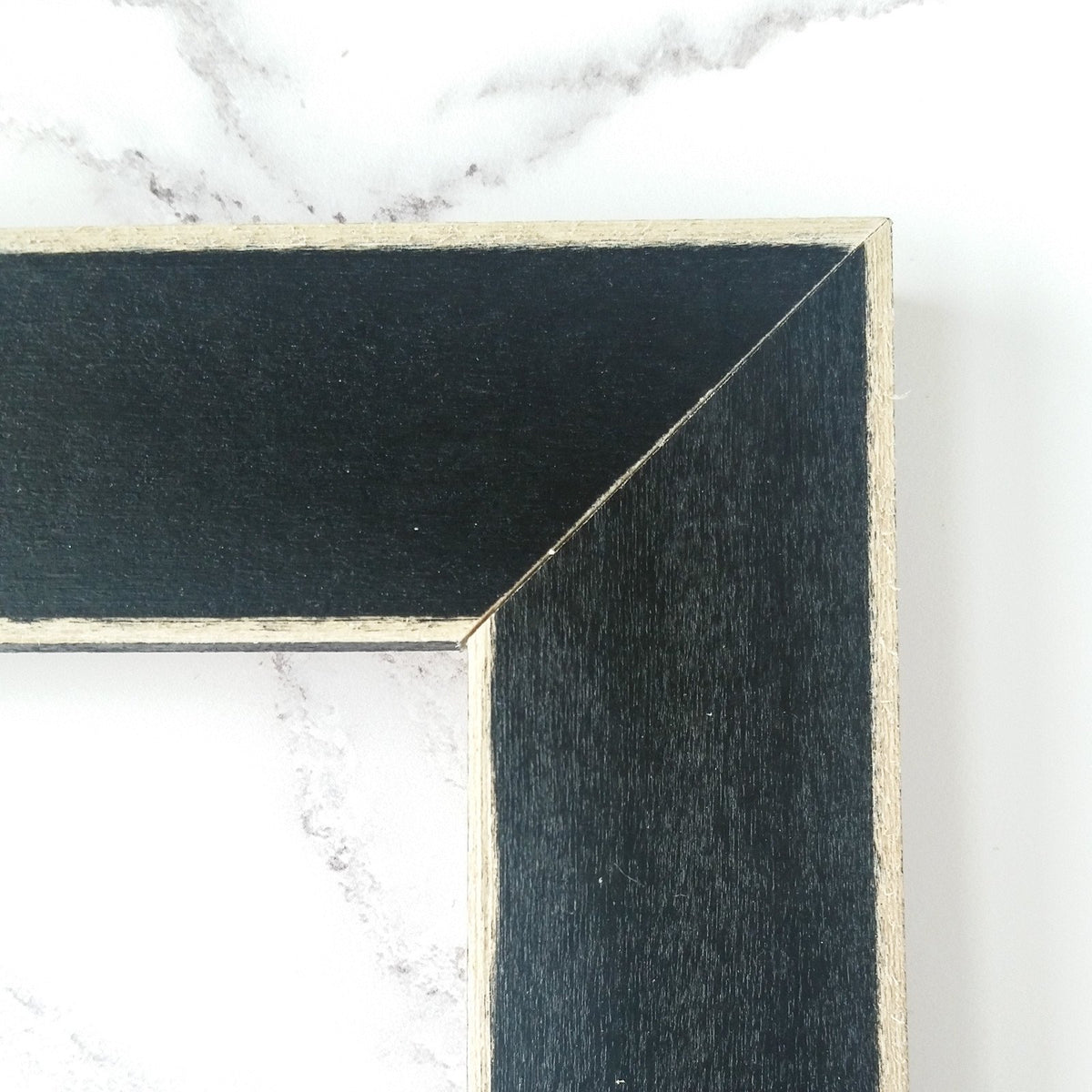 Matte Black Wood Frame for Cross Stitch and Embroidery - 6&quot; x 8&quot;
