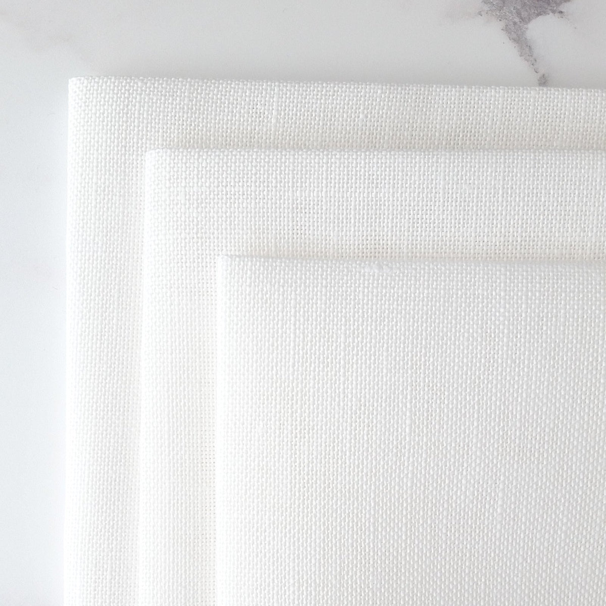 Belfast White Linen Fabric - 32 count