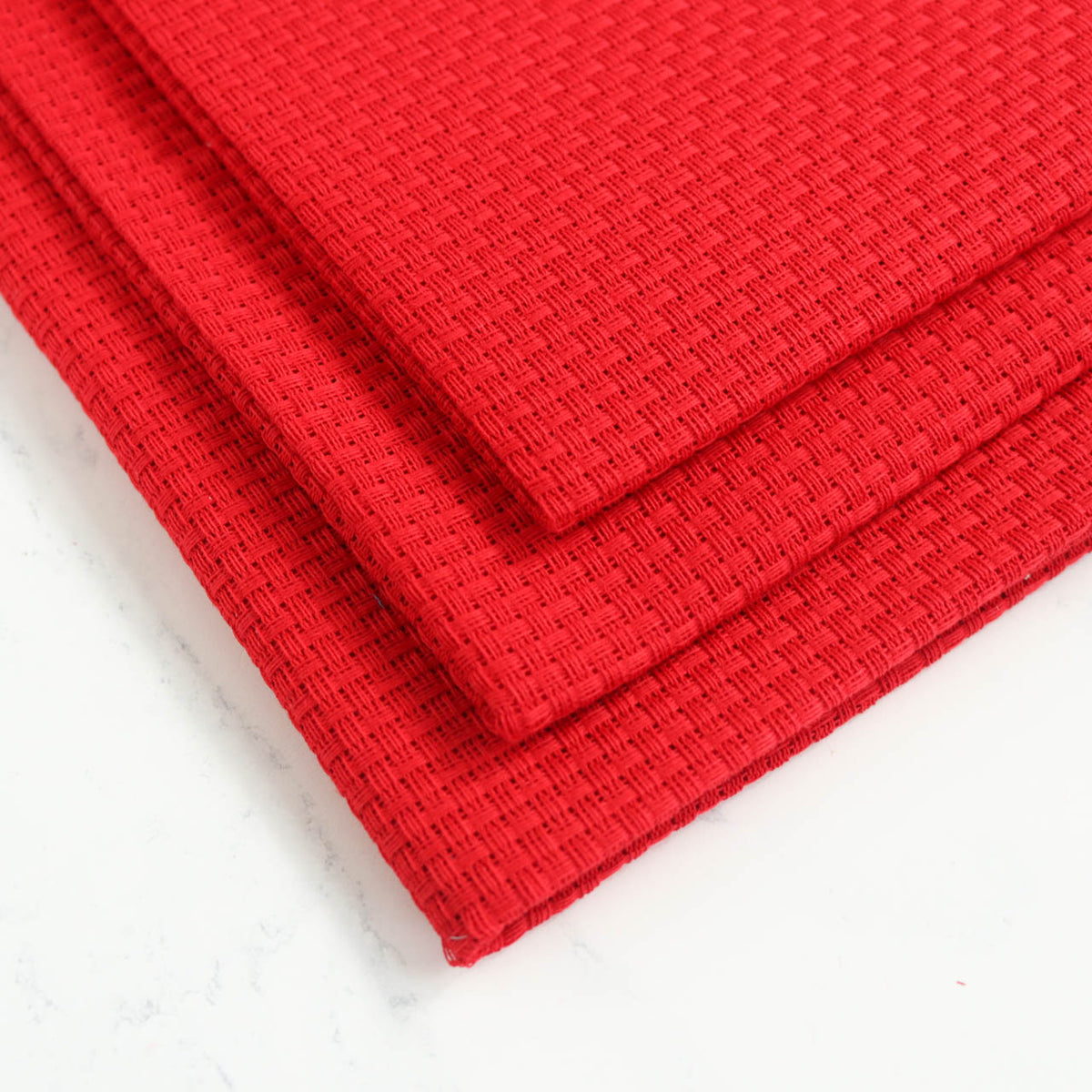 6-count Aida Cross Stitch Fabric - Red