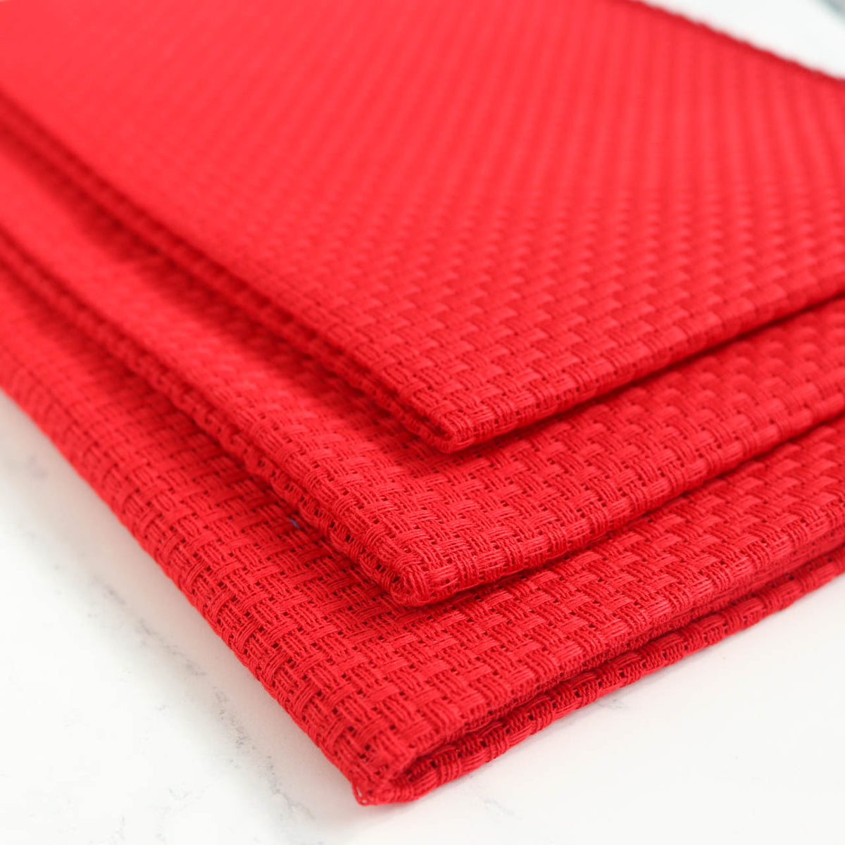 6-count Aida Cross Stitch Fabric - Red