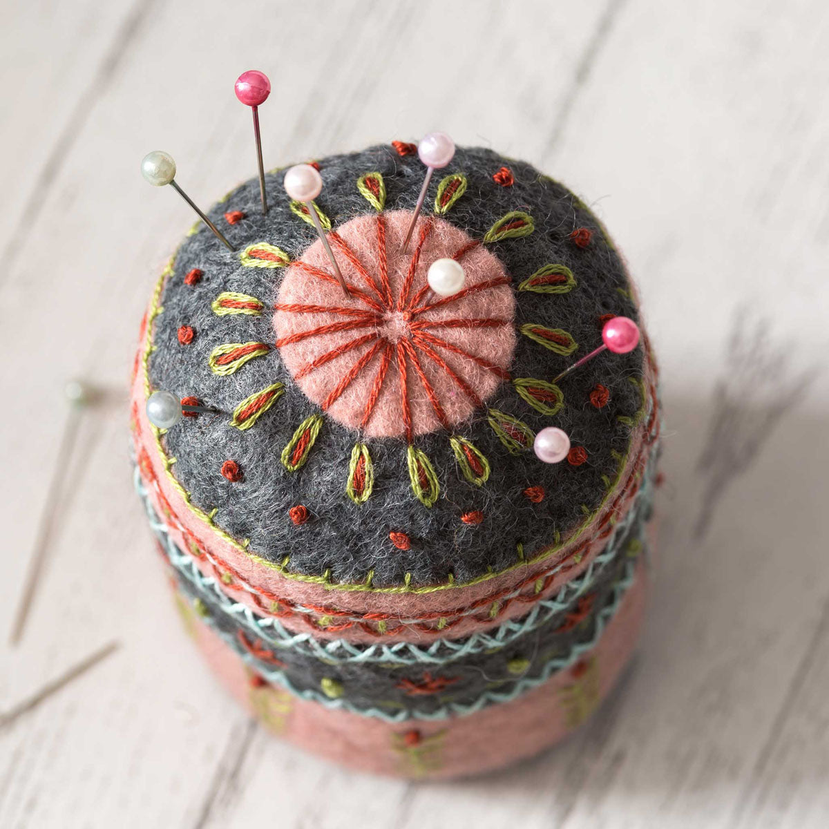 Wrist Pin Cushion, Pin Cushion Wrist Premium Fabric For DIY For Needlework  For Sewing French Style 