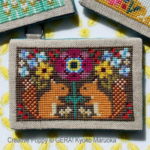 Card Cases with Flowers (Series 2) Cross Stitch Pattern
