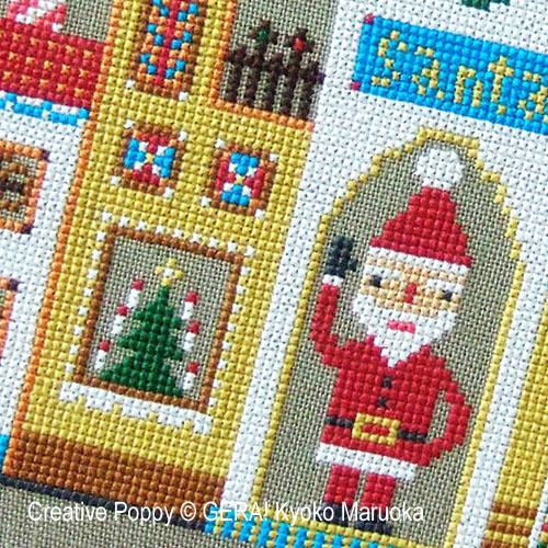 Santa&#39;s House Cross Stitch Pattern
