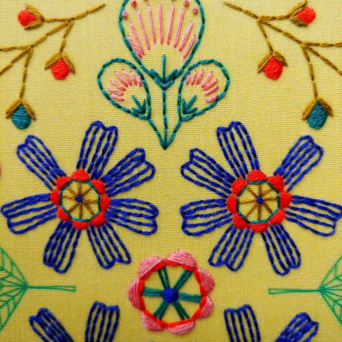 Wallflowers Hand Embroidery Kit