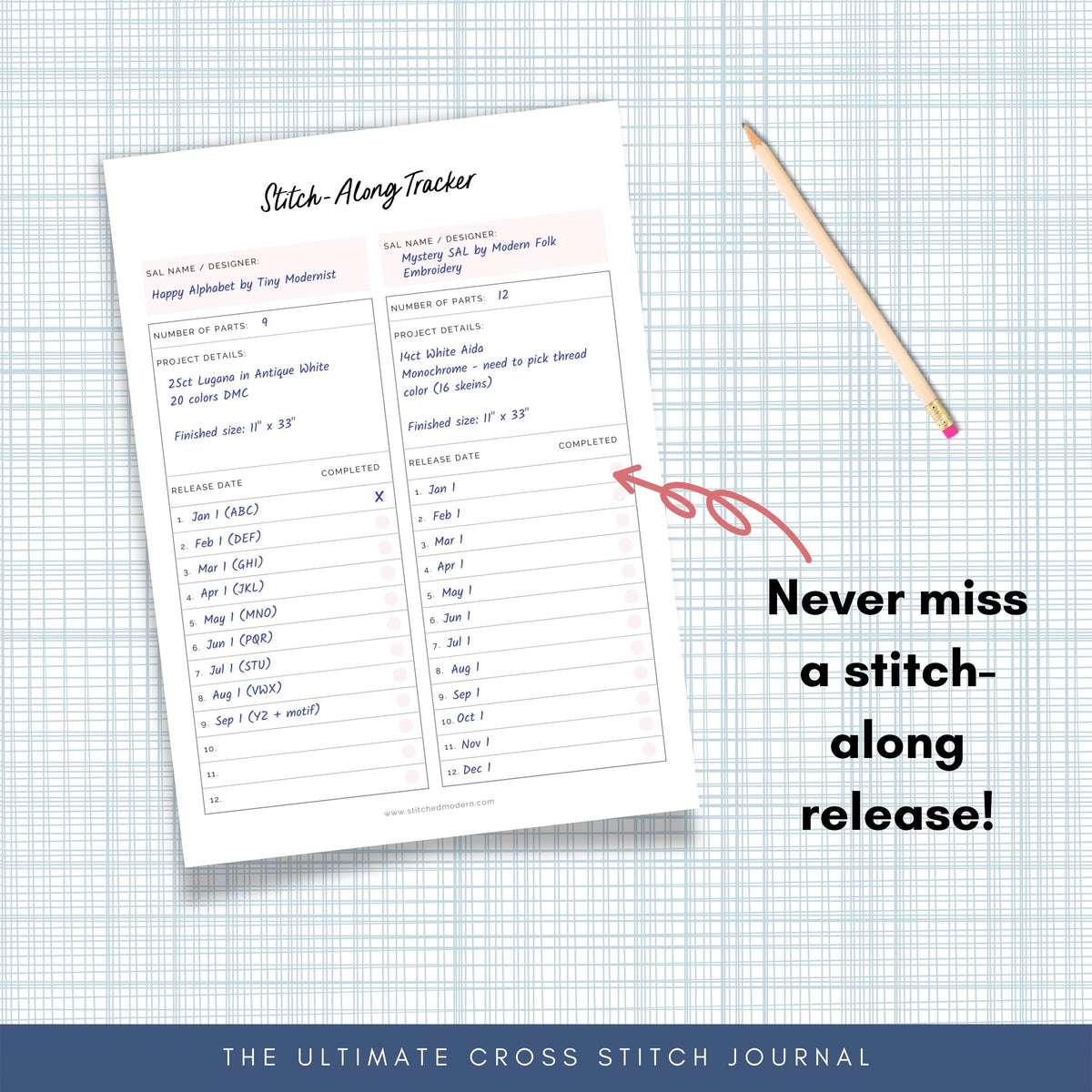 The Ultimate Cross Stitch Planner and Journal