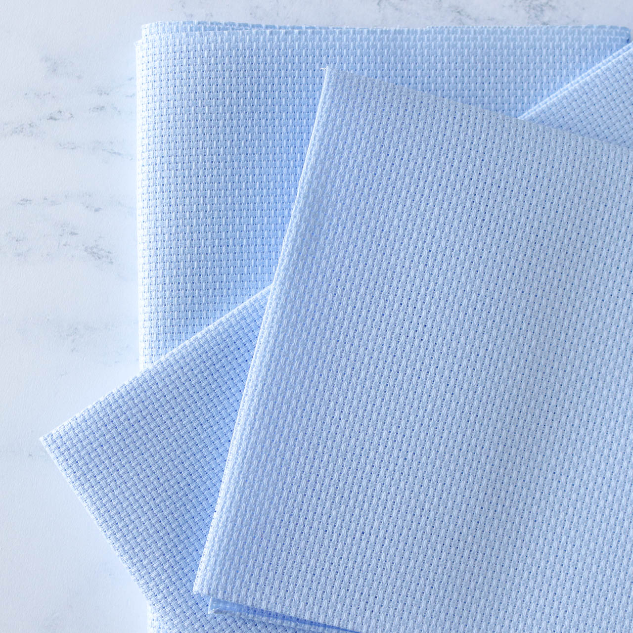 Blue Sparkle Aida Aida Cloth – Easy Stitch