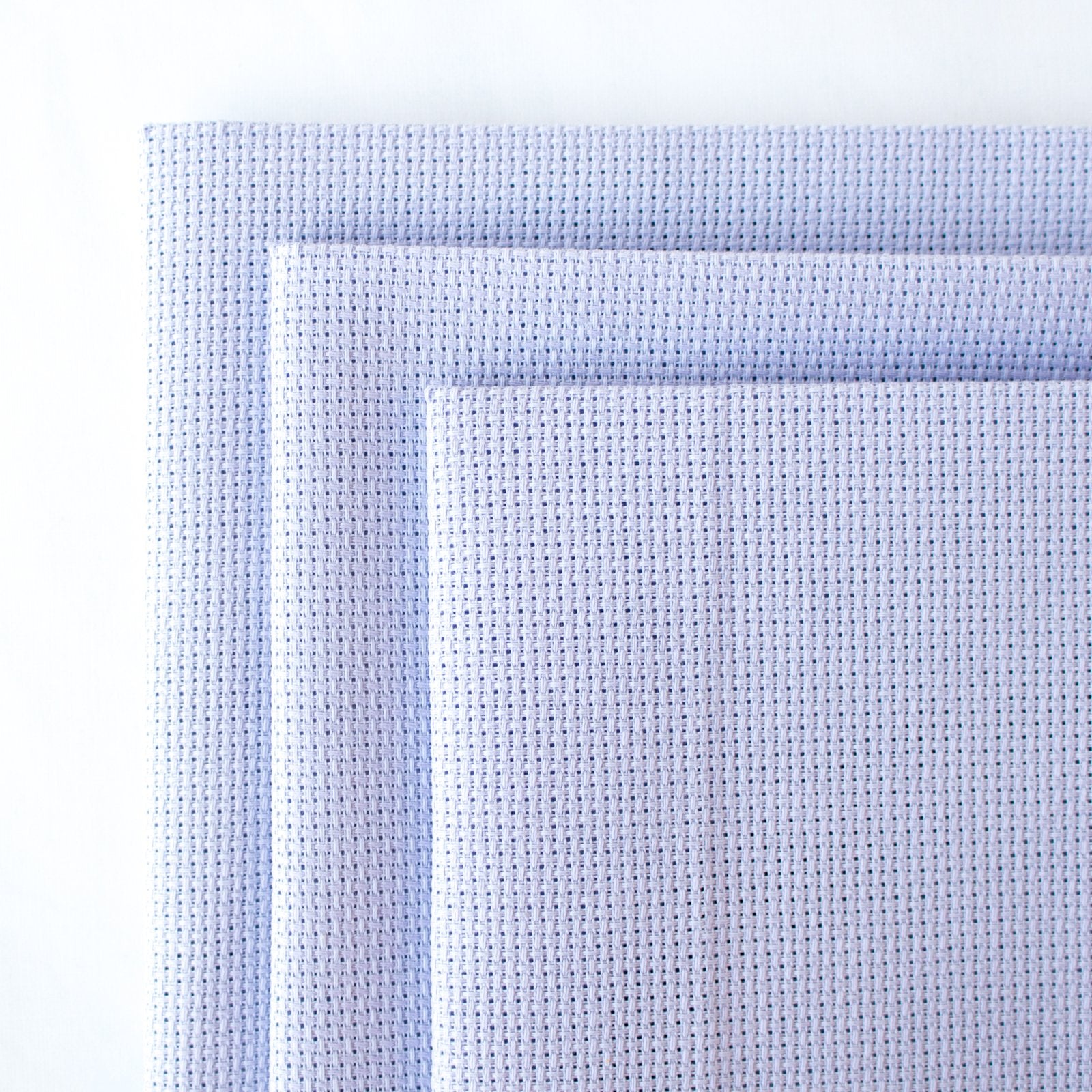 Aida Cloth < Fabric for Cross Stitch Embroidery > 14cts /11cts ; white/off  white/light blue/black