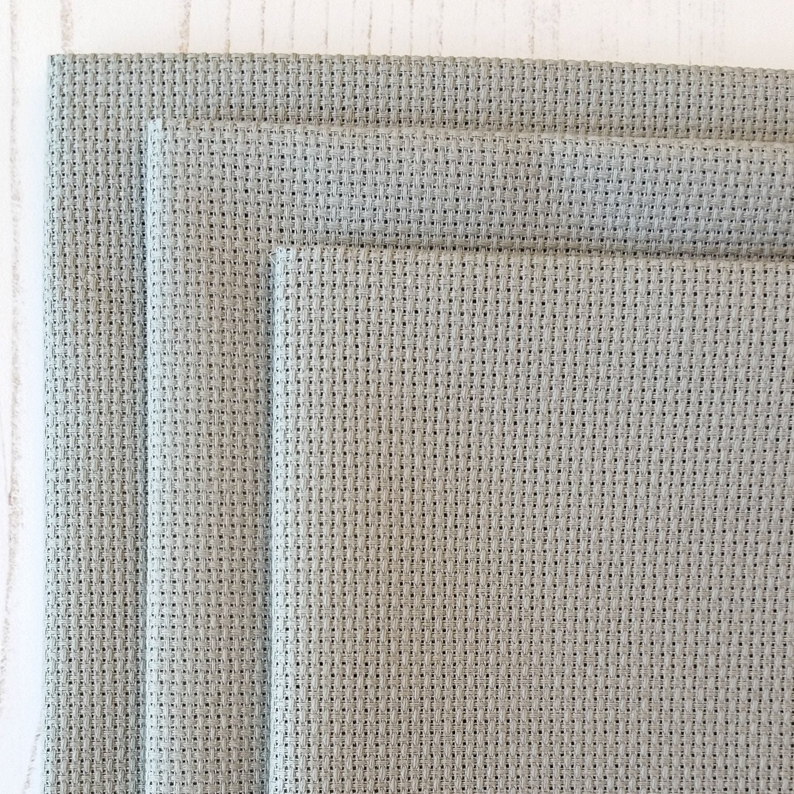 Smokey Pearl Aida Cross Stitch Fabric - 16 count - Stitched Modern