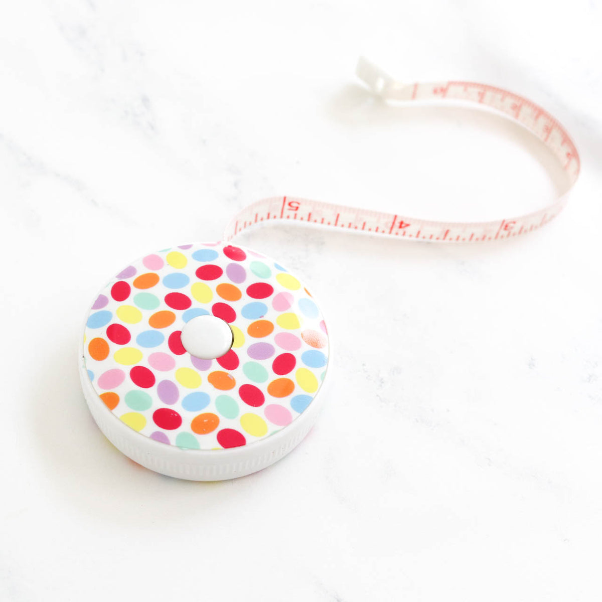 Sweets Retractable Tape Measure-Stitched Modern