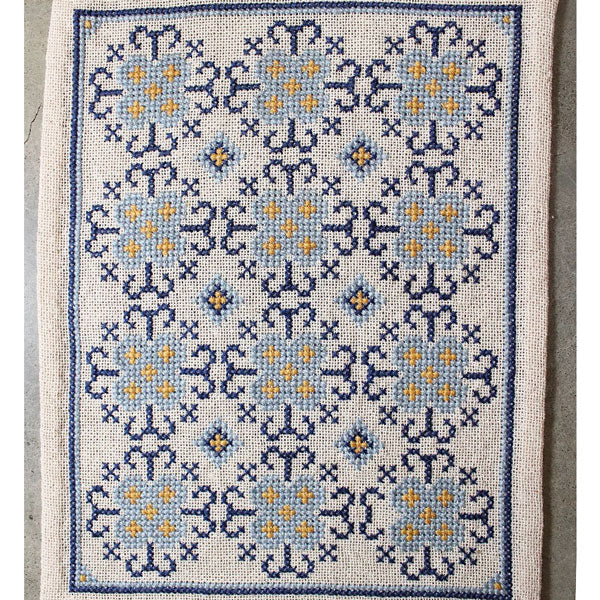 Mediterranean Folk Cross Stitch Kit - Placidia Floral