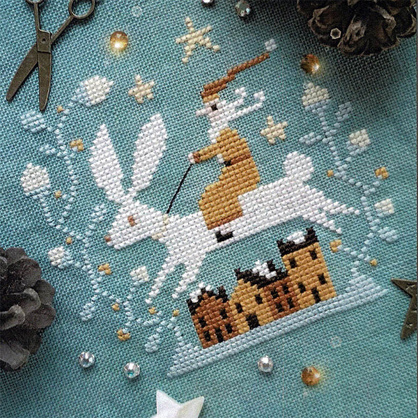Christmas Hare Cross Stitch Pattern