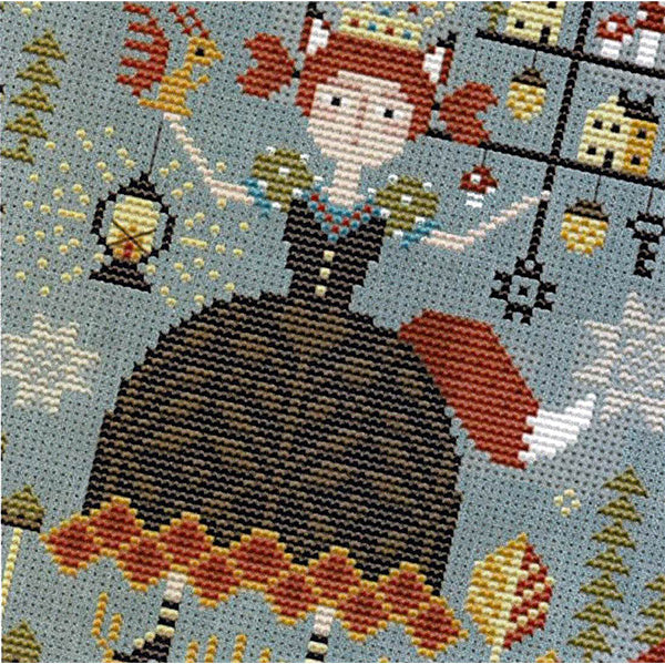Forest Queen Cross Stitch Pattern