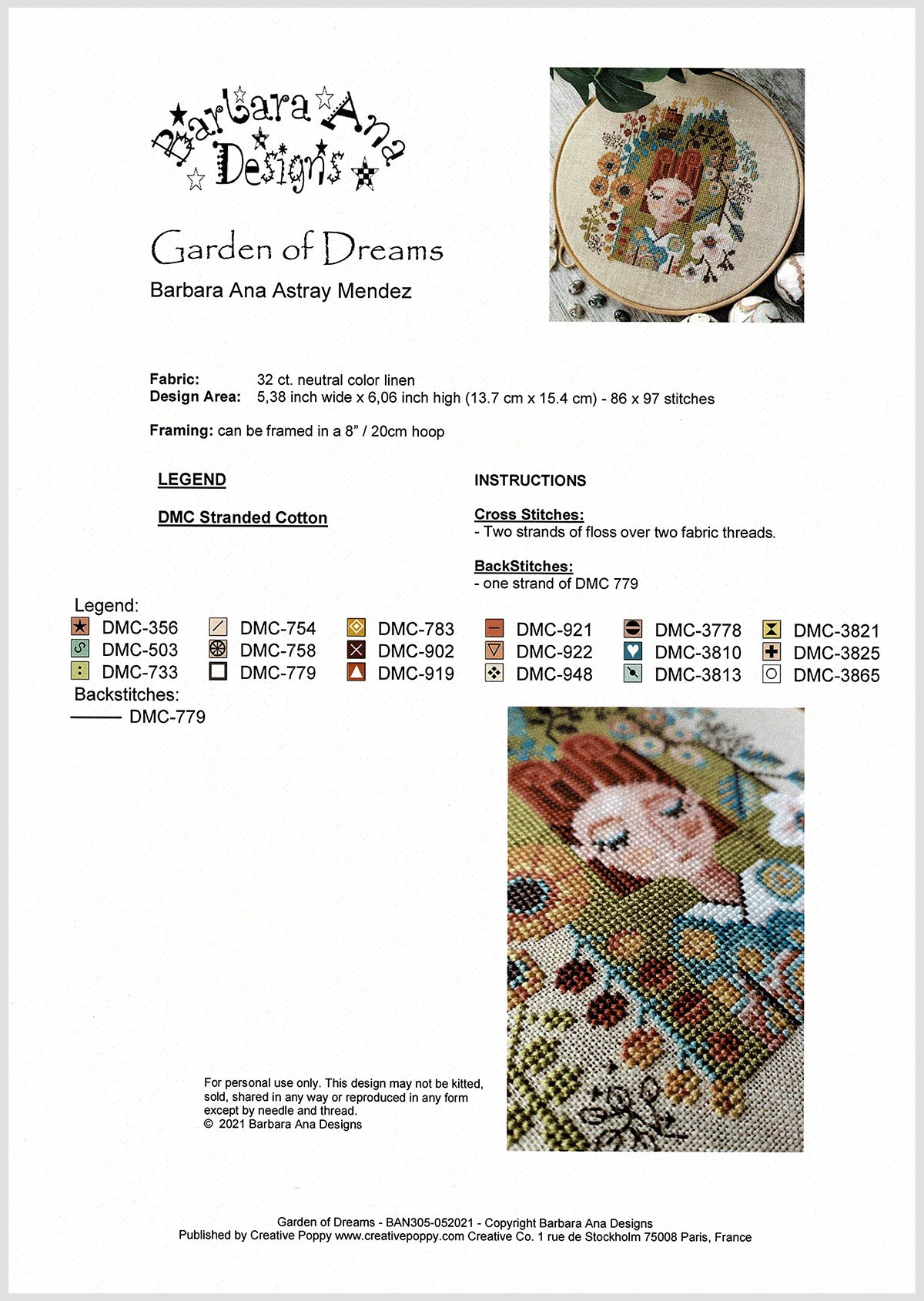 Garden of Dreams Cross Stitch Pattern