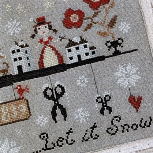 Let It Snow Cross Stitch Pattern