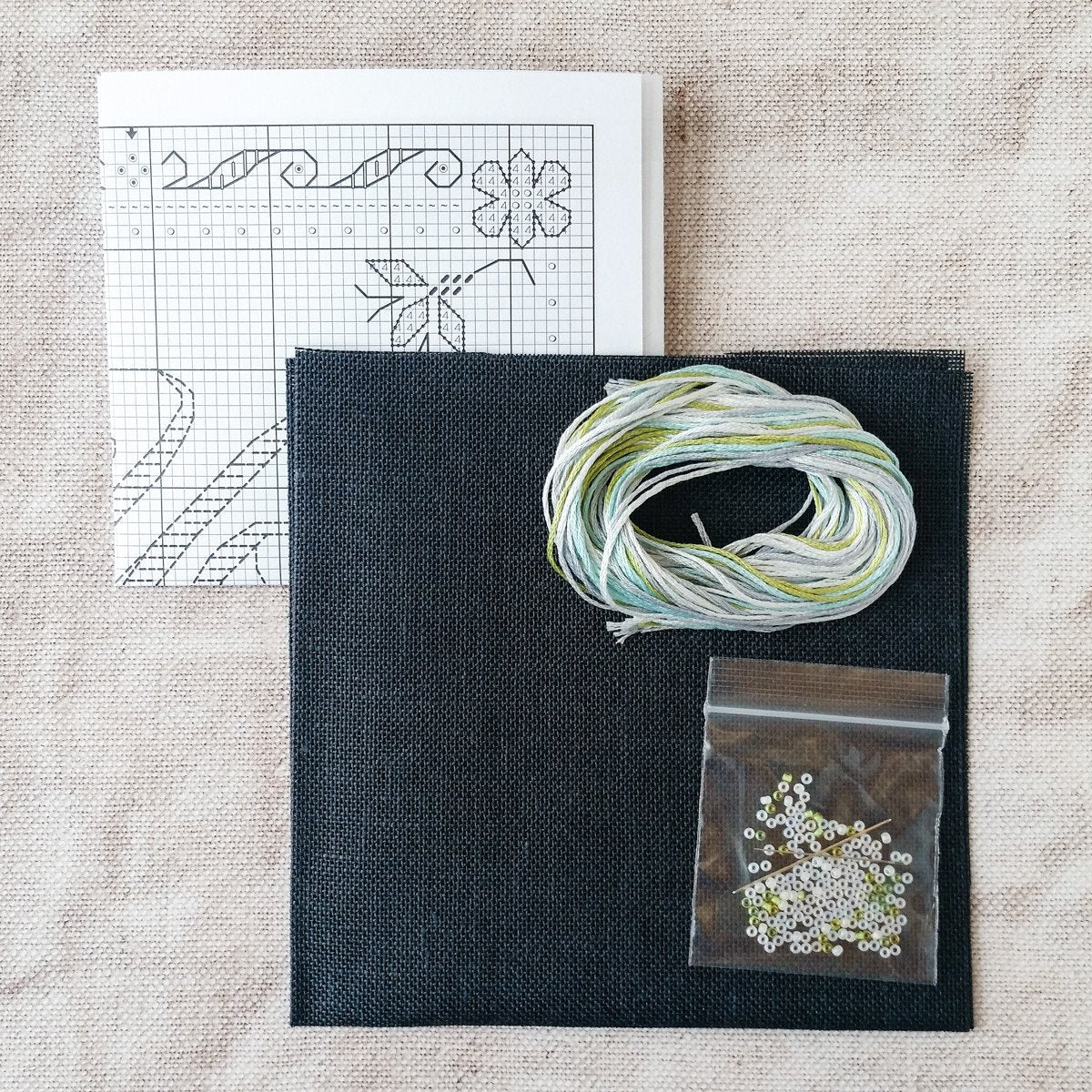 Be You Chalkboard Inspired Cross Stitch Kit