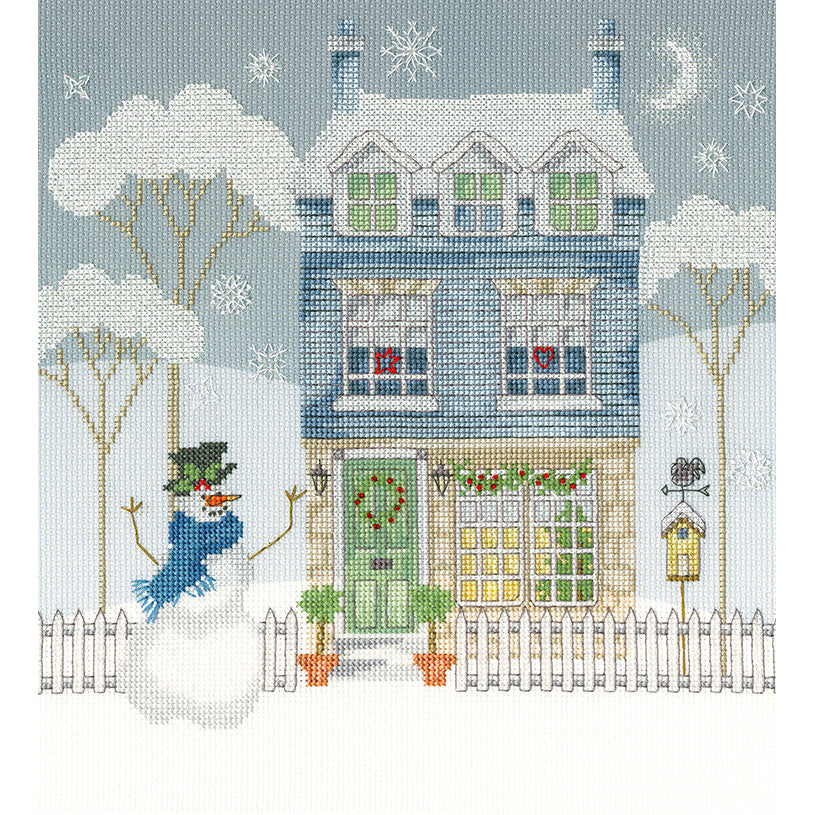 Home for Christmas Cross Stitch Kit - Stitched Modern