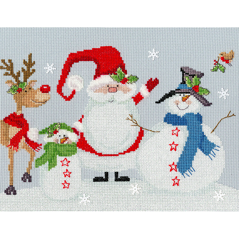 Snowy Friends Christmas Cross Stitch Kit