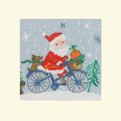 Cross Stitch Greeting Card Kit - Delivery by Bike