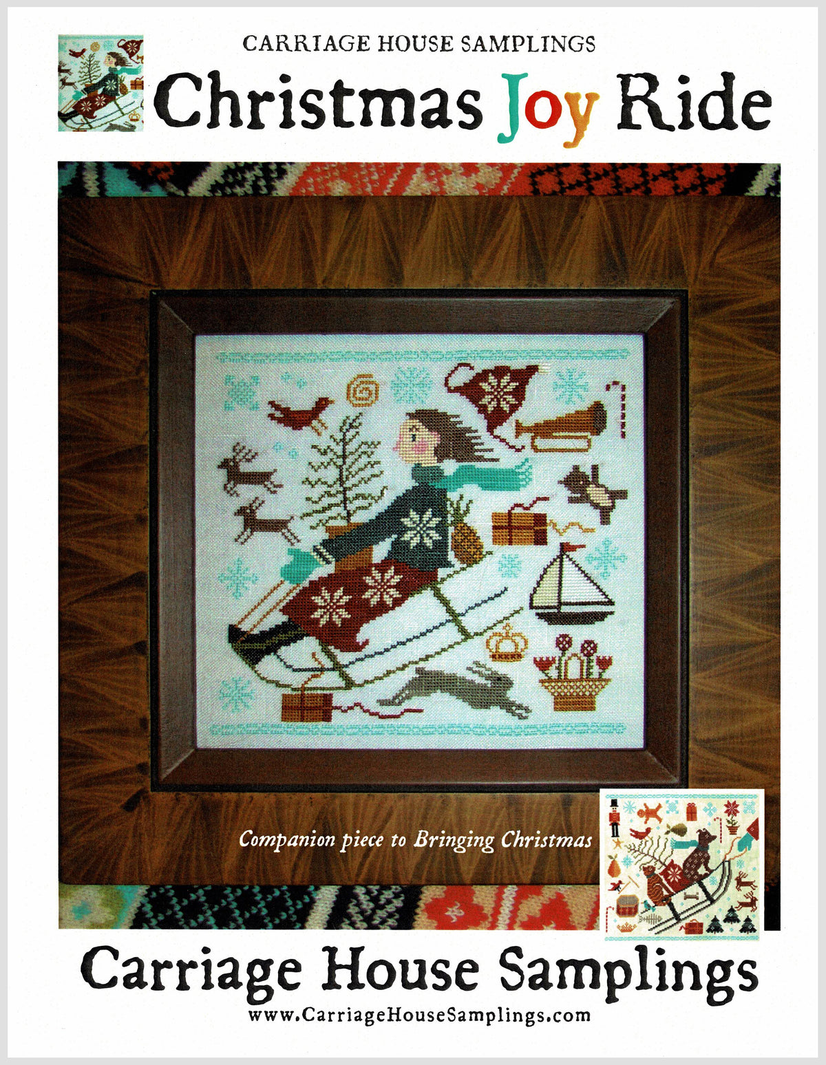 Christmas Joy Ride Cross Stitch Pattern