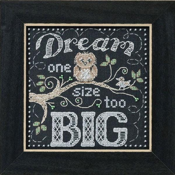 Dream Big Chalkboard Inspired Cross Stitch Kit