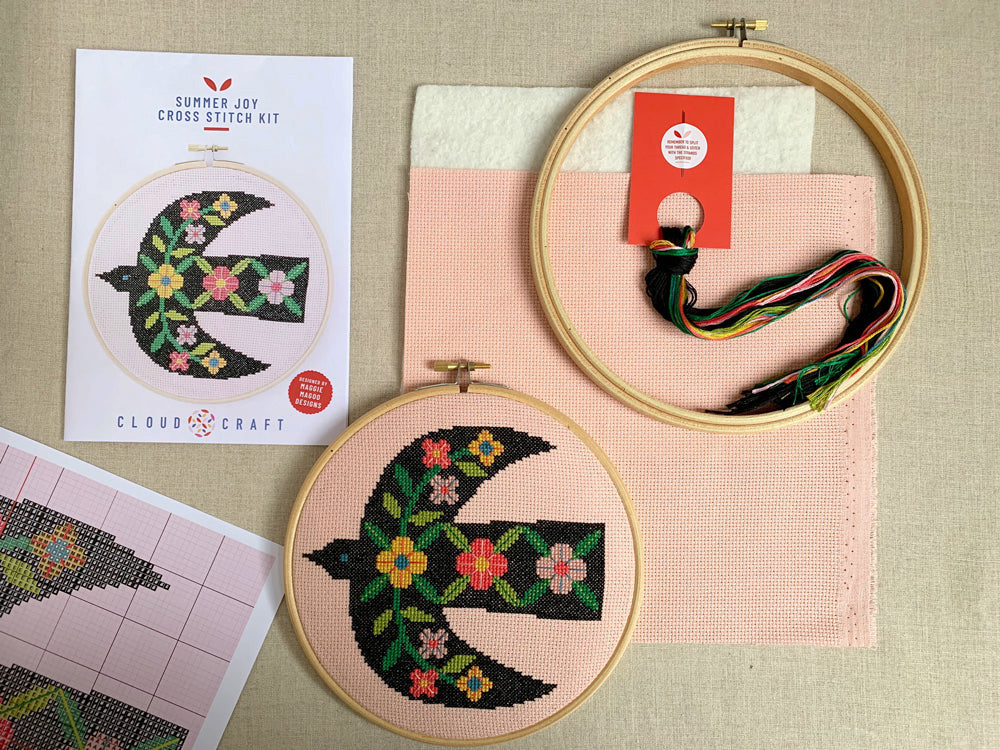 Summer Joy Cross Stitch Kit