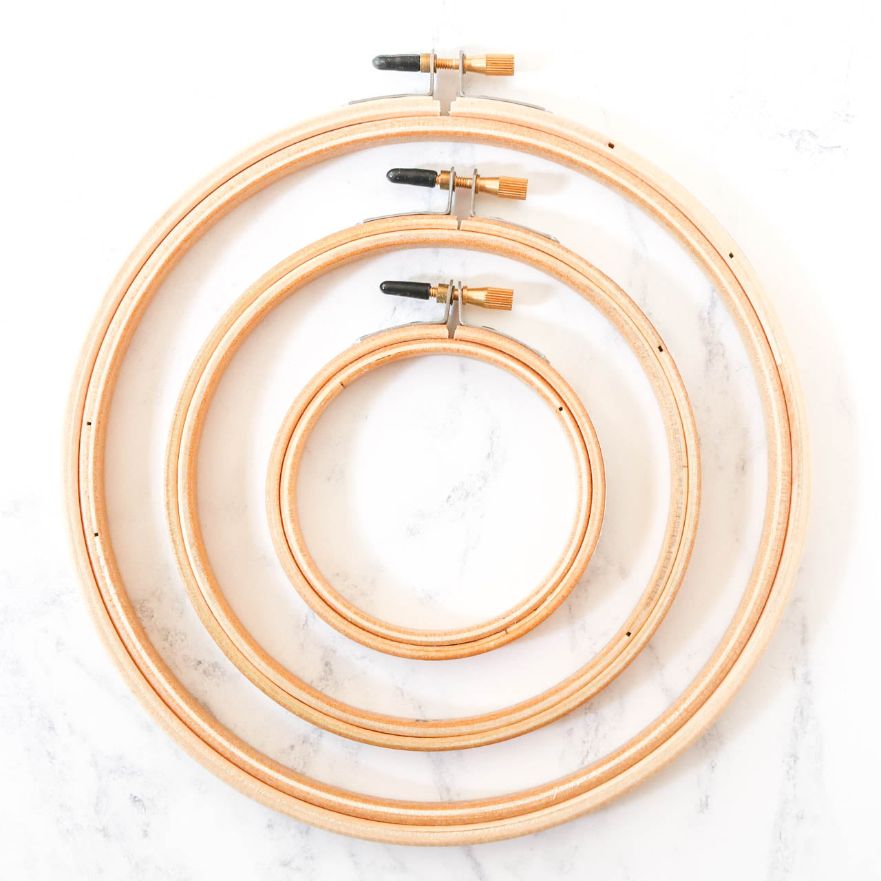 Round Edge Wood Embroidery Hoop